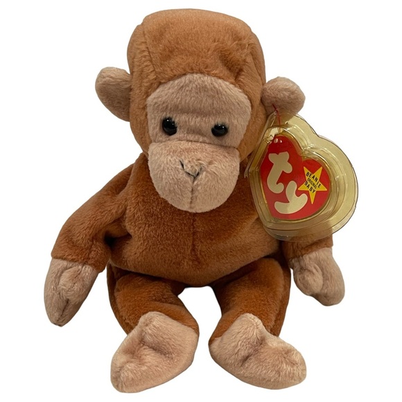 Bongo Beanie Babies 1995 RARE PVC Pellets Collectible With Tags! - Picture 1 of 6